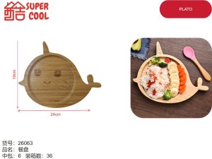 Plato madera