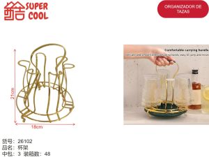 Organizador de tazas