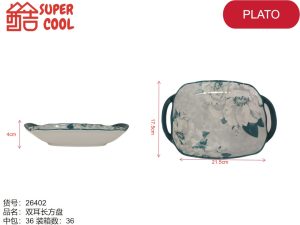 Plato ceramica