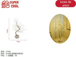 Arbol con luces