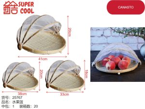 Canasto para frutas pack de 3