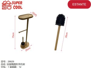 Escobilla de baño y porta confort