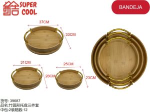 Set 3 bandejas