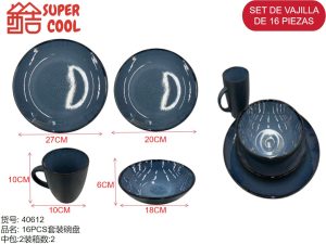 Set de loza 16 unidades