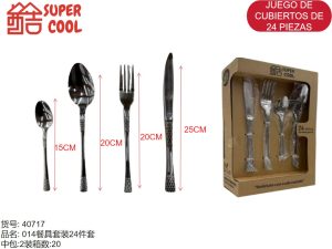 Juego De Cubiertos De 24 Piezas