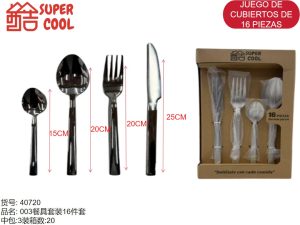 Juego De Cubiertos De 16 Piezas