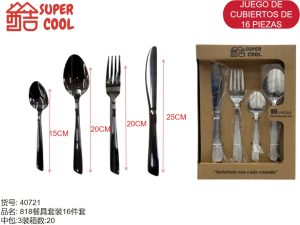 Juego De Cubiertos De 16 Piezas
