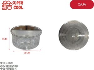 Bandeja acrilica giratoria