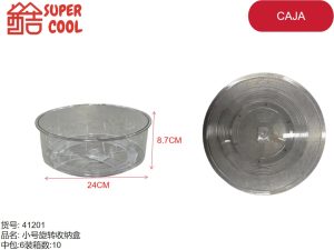 Bandeja acrilica giratoria