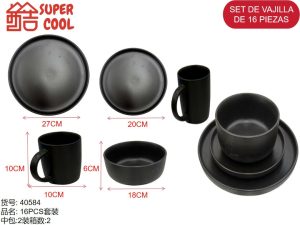Set de loza 16 piezas