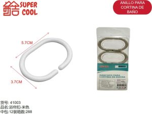 Aro para cortina de baño