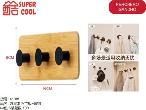 Gancho perchero adhesivo